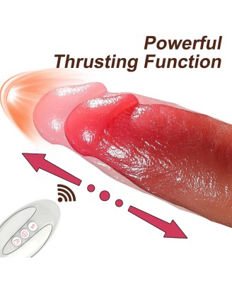 Wibrator-Silicone, 10 vibration modes 7 thrusting function, Heating