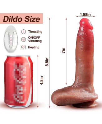 Wibrator-Silicone, 10 vibration modes 7 thrusting function, Heating