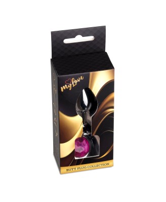MyLove Toys - Jewellery Dark Silver PLUG- Pink