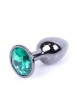 MyLove Toys - Jewellery Dark Silver PLUG- Green
