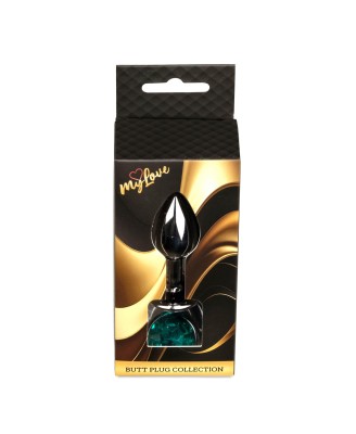 MyLove Toys - Jewellery Dark Silver PLUG- Green