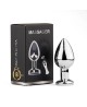 Metal Butt Plug L Vibrator USB - Remote Control