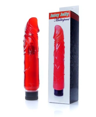 Wibrator-Juicy Jelly - Multispeed Red
