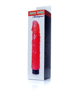 Wibrator-Juicy Jelly - Multispeed Red