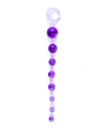 Jelly Anal 10 Beads - Korale Analne - fioletowe