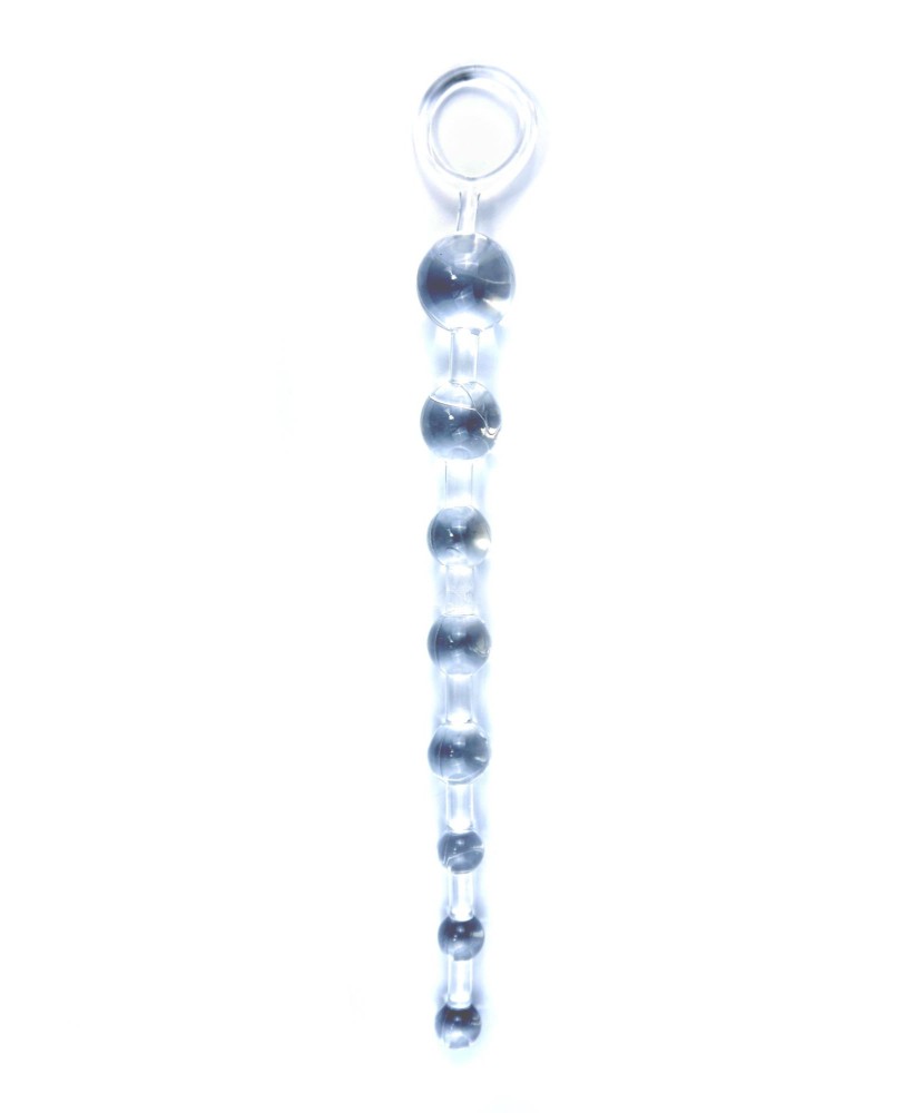 Plug/kulki-Jelly Anal 10 Beads Clear