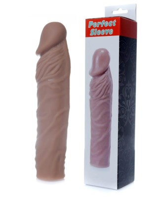 Stymulator-Perfect Sleeve Mulatto - extends 7 cm