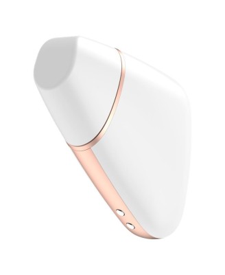 Wibrator - Love Triangle Air Pulse Stimulator + Vibration White