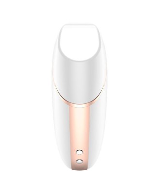 Wibrator - Love Triangle Air Pulse Stimulator + Vibration White