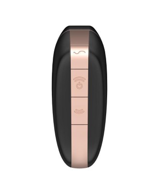 Wibrator - Love Triangle Air Pulse Stimulator + Vibration Black