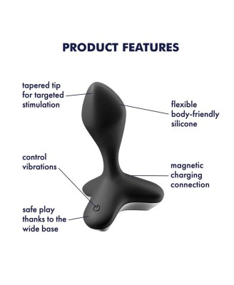 Safisfyer Game Changer - Wibrator Analny - Czarny