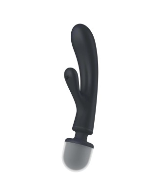 Satisfyer Triple Lover grey - Wibrator Różdżka Króliczek