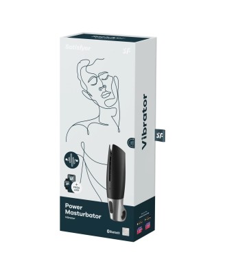 Power Masturbator black silver