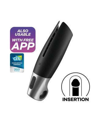 Power Masturbator black silver