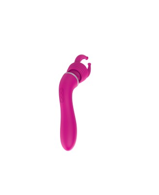 Dual Massager + overlay USB 10+10 functions Pink