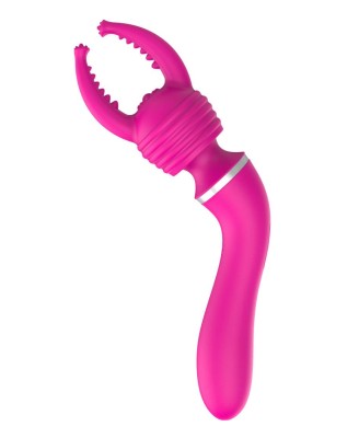 Dual Massager + overlay USB 10+10 functions Pink
