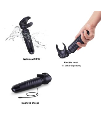 MAN.WAND EVO BLACK PLUM RECHARGEABLE MASTURBATOR