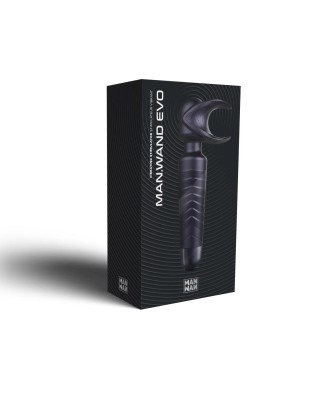 MAN.WAND EVO BLACK PLUM RECHARGEABLE MASTURBATOR