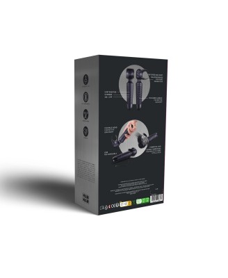 MAN.WAND EVO BLACK PLUM RECHARGEABLE MASTURBATOR
