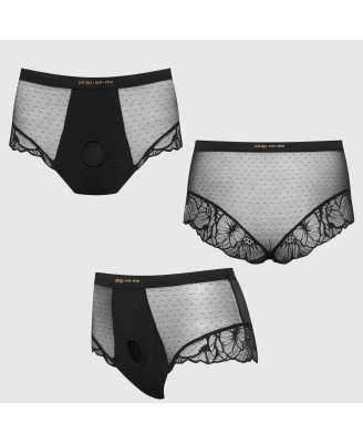 HARNESS LINGERIE DIVINE - M - BLACK