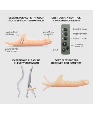 MULTI ORGASM REALISTIC DILDO - L - VANILLA TR