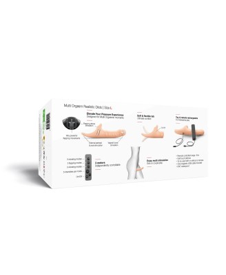 MULTI ORGASM REALISTIC DILDO - L - VANILLA TR
