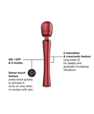 MAN.WAND EDGY VELVET RED