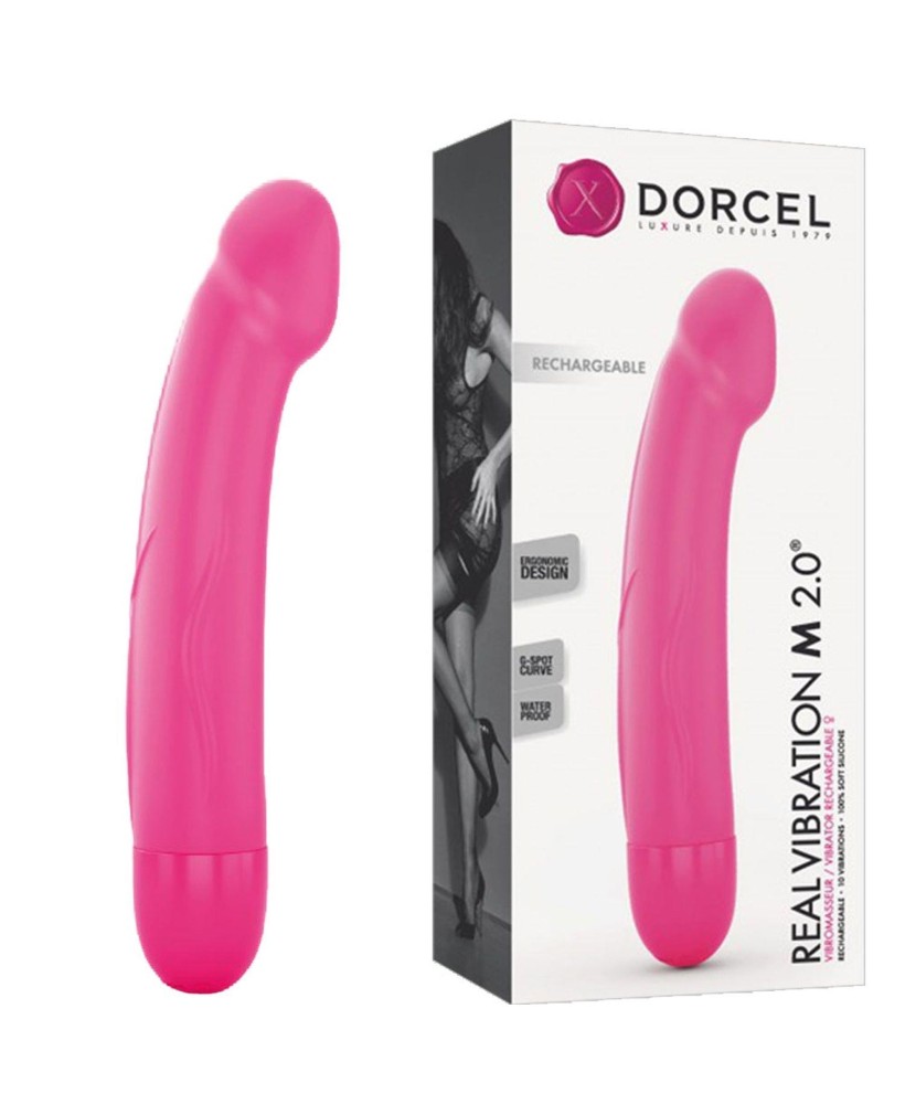 REAL VIBRATION M MAGENTA 2.0 - RECHARGEABLE