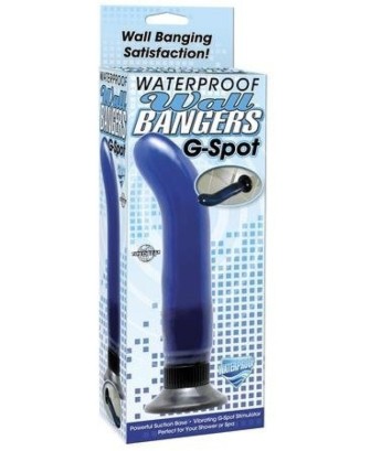 xWaterproof G-Spot Wallbanger - Niebieski wibrator punktu g