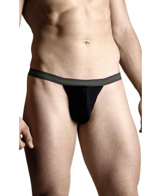Mens thongs 4496 - black XL