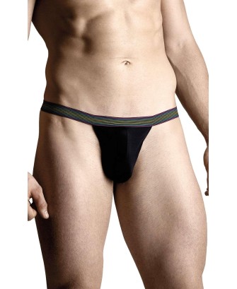 Mens thongs 4496 - black XL