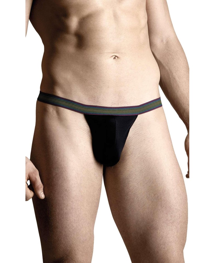 Mens thongs 4496 - black XL