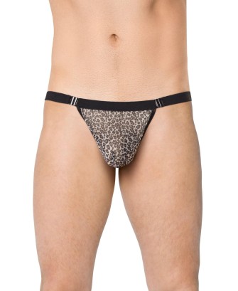 Mens Thong 4528 - grey panther OneSize
