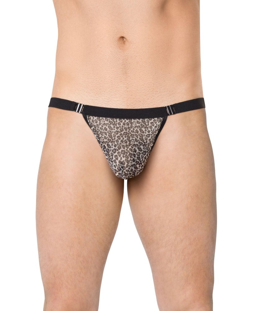 Mens Thong 4528 - grey panther OneSize