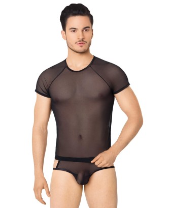 Shirt and Shorts 4607 - black XL