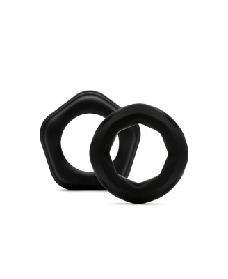Classic Silicone Cock Rings - 2 Pack