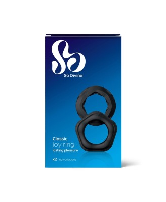 Classic Silicone Cock Rings - 2 Pack