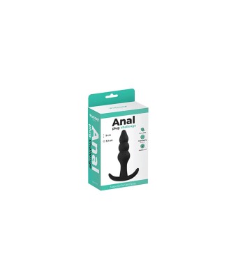 ANAL PLUG Black beaded