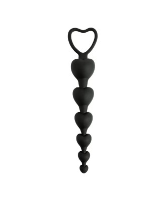 ANAL BEADS black heart