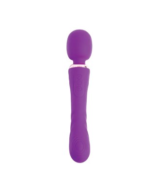 Purple clitoral and G-spot vibrator