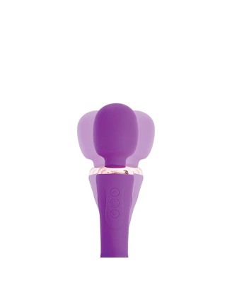 Purple clitoral and G-spot vibrator