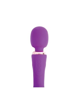 Purple clitoral and G-spot vibrator