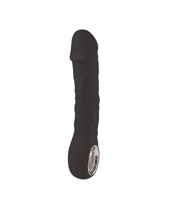 Black vibrator - 10 different modes of vibration and heating function