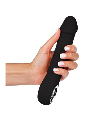 Black vibrator - 10 different modes of vibration and heating function