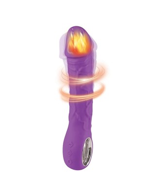 Purple vibrator - 10 different modes of vibration and heating function