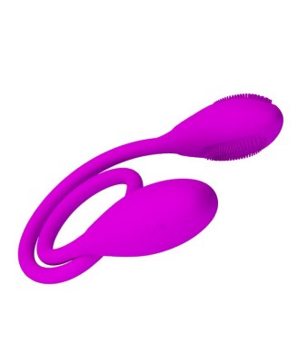 PRETTY LOVE Snaky Vibe - Dildo wibrujące dla par - Fioletowe