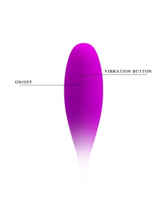PRETTY LOVE Snaky Vibe - Dildo wibrujące dla par - Fioletowe