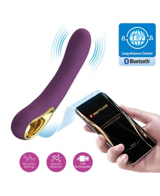 PRETTY LOVE - Ethan purple, 12 vibration functions Mobile APP Long-distance Control
