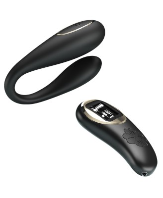 PRETTY LOVE - Nathan, Wireless remote control 9 speed levels 10 vibration functions, ABS Silicone , USB rechargeable