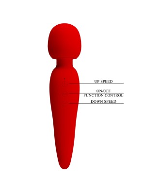 PRETTY LOVE - Meredith Red, 5 levels of speed control Memory function 7 vibration functions